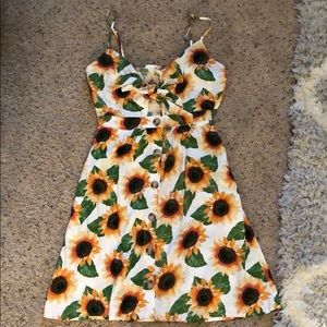 Sunflower Floral Dress size small